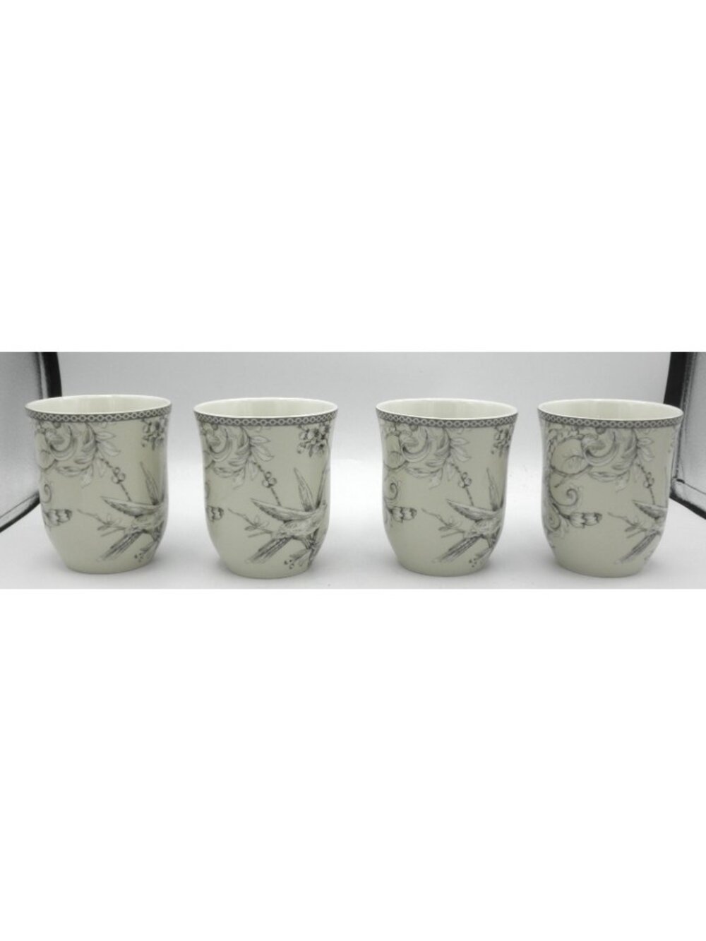 Adelaide Antique White by 222 Fifth Mugs Set of 4 Pattern Code: 22FADEAW - Picture 4 of 10